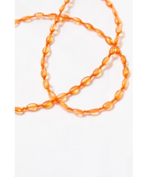 BLACK BY MOUSSY（ブラックバイマウジー）の「clear beads Necklace（クリアビーズネックレス）（ネックレス・レディース・ブラウン/オレンジ/ライム・FREE）」の6枚目の写真