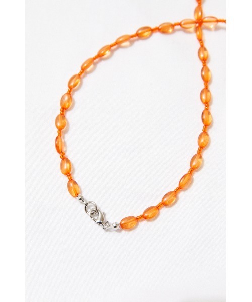 BLACK BY MOUSSY（ブラックバイマウジー）の「clear beads Necklace（クリアビーズネックレス）（ネックレス・レディース・ブラウン/オレンジ/ライム・FREE）」の14枚目の写真