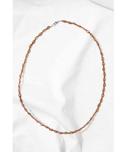 BLACK BY MOUSSY（ブラックバイマウジー）の「clear beads Necklace（クリアビーズネックレス）（ネックレス・レディース・ブラウン/オレンジ/ライム・FREE）」の5枚目の写真