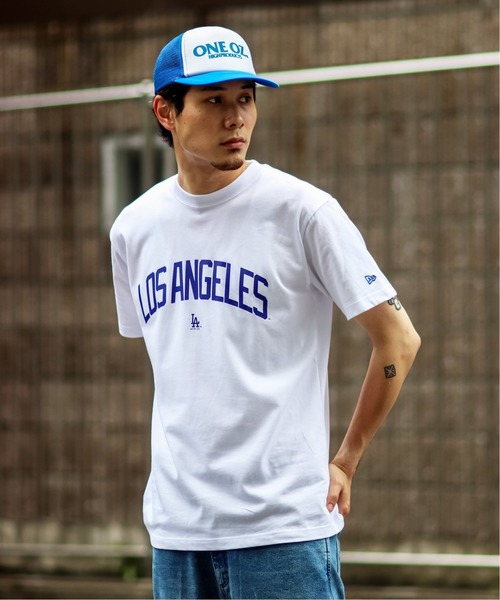NEW ERA(ニューエラ)の「【NEW ERA / ニューエラ】 S/S Cotton Tシャツ(Tシャツ/カットソー・メンズ・ホワイト/ブラック・MEDIUM/LARGE)」の3枚目の写真