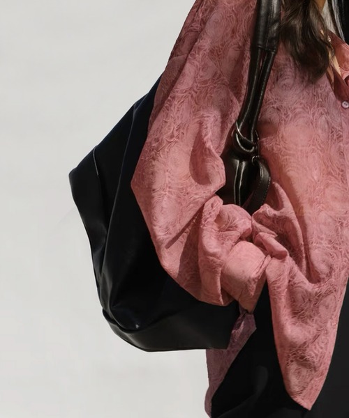 ANOTHER S（アナザーエス）の「立体柄シアーシャツブラウス（シャツ/ブラウス・レディース・ブラック/グレー/スモークピンク・FREE）」の13枚目の写真