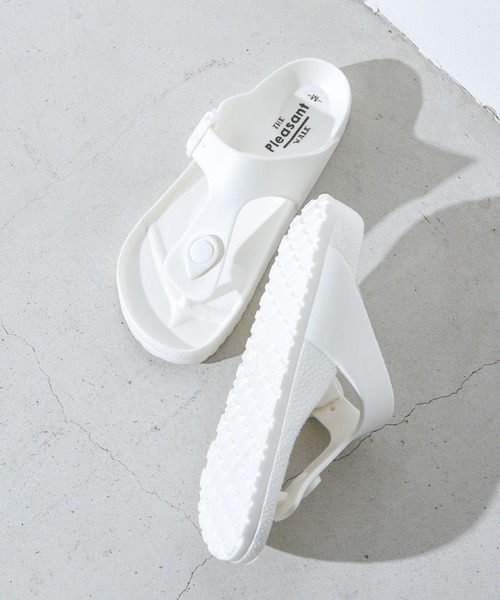 CALIFORNIA OUTFITTERS（カリフォルニア アウトフィッターズ）の「EVAトングサンダル（サンダル・レディース・アイボリー/ブラック/グレー・M/L）」の2枚目の写真