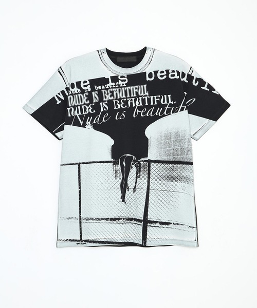 SHOOP (シュープ)の「SHOOP NUDE 2 T-SHIRT - Nud (#002)(Tシャツ/カットソー・メンズ・ブラック系その他/ホワイト系その他・X-LARGE/LARGE)」の2枚目の写真
