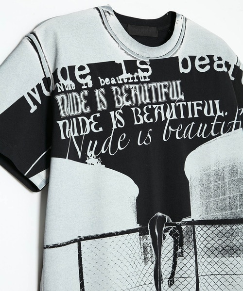 SHOOP (シュープ)の「SHOOP NUDE 2 T-SHIRT - Nud (#002)(Tシャツ/カットソー・メンズ・ブラック系その他/ホワイト系その他・X-LARGE/LARGE)」の6枚目の写真