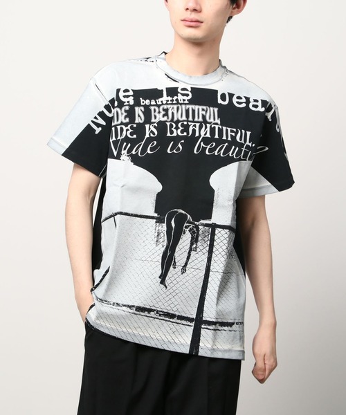 SHOOP (シュープ)の「SHOOP NUDE 2 T-SHIRT - Nud (#002)(Tシャツ/カットソー・メンズ・ブラック系その他/ホワイト系その他・X-LARGE/LARGE)」の3枚目の写真
