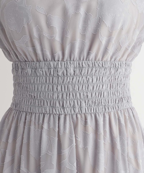 Andemiu（アンデミュウ）の「ジャガードシャーリングワンピース285892（ワンピース・レディース・ベージュ/グレー/オレンジ/ブラック/グリーン・FREE）」の14枚目の写真