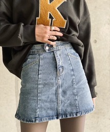 L.H.P（エルエイチピー）の「courage/クラージュ/デニムミニスカート（スカート・メンズ）」