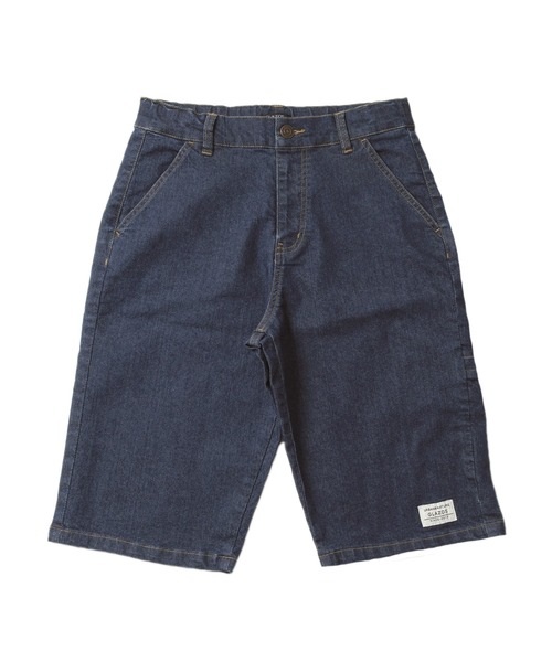 GLAZOS（グラソス）の「接触冷感デニム・ワイドハーフパンツ（デニムパンツ・キッズ・ライトブルー/ブルー・130cm/140cm/150cm/160cm/170cm）」の5枚目の写真