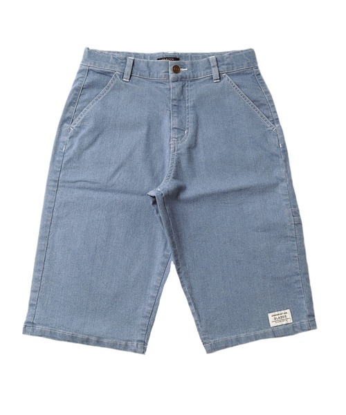 GLAZOS（グラソス）の「接触冷感デニム・ワイドハーフパンツ（デニムパンツ・キッズ・ライトブルー/ブルー・130cm/140cm/150cm/160cm/170cm）」の15枚目の写真