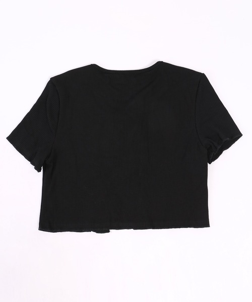 WC(ダブル シー)の「リボンカーデセットトップス(Tシャツ/カットソー・レディース・ブラック/ホワイト・FREE)」の14枚目の写真