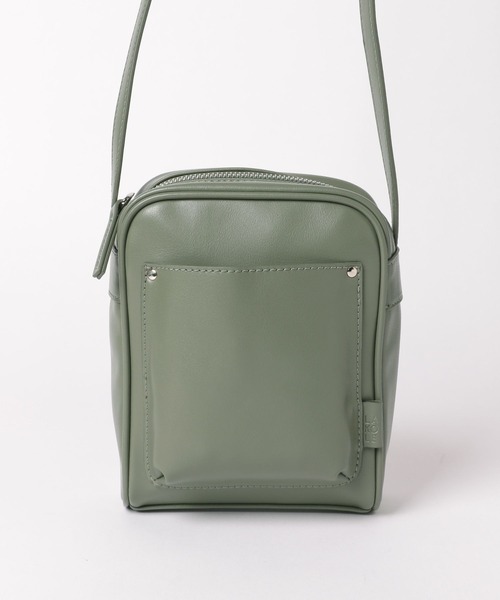 LAKOLE(ラコレ)の「フロントポケットスクエアショルダーバッグ / 344261(ショルダーバッグ・メンズ・ブラック/グレー/カーキ・FREE)」の6枚目の写真