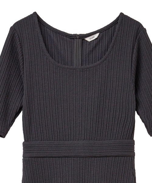 CLANE/クラネ】RIB CIRCULAR ONE PIECE/リブサーキュラー