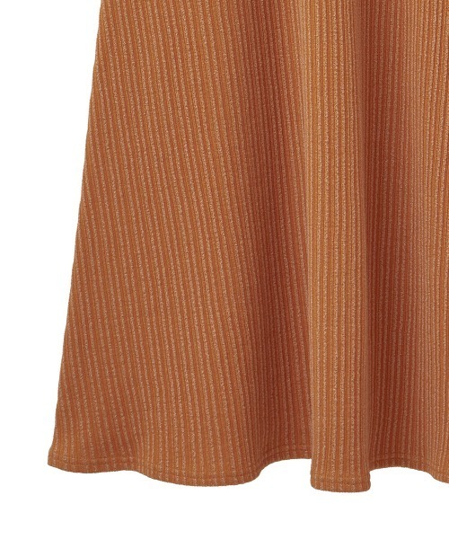 CLANE/クラネ】RIB CIRCULAR ONE PIECE/リブサーキュラーワンピース