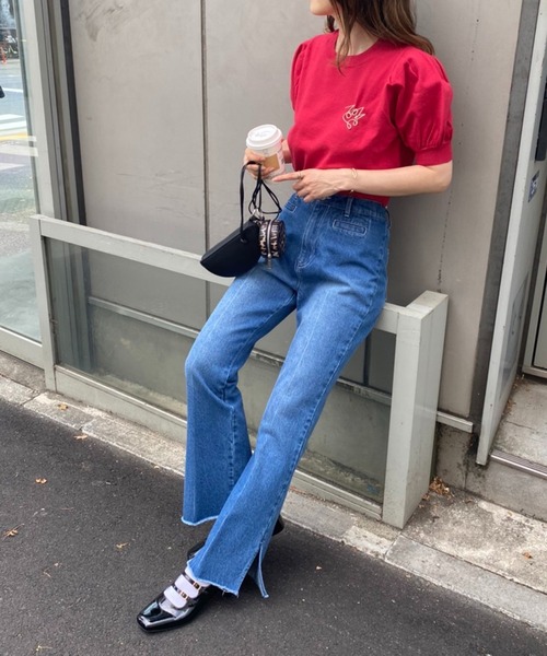 one after another NICE CLAUP(ワンアフターアナザーナイスクラップ)の「ダブルストラップヒールシューズ(パンプス・レディース・ブラック・MEDIUM/LARGE/SMALL)」の3枚目の写真