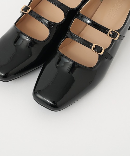 one after another NICE CLAUP(ワンアフターアナザーナイスクラップ)の「ダブルストラップヒールシューズ(パンプス・レディース・ブラック・MEDIUM/LARGE/SMALL)」の12枚目の写真