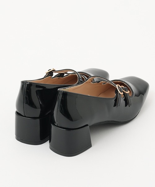 one after another NICE CLAUP(ワンアフターアナザーナイスクラップ)の「ダブルストラップヒールシューズ(パンプス・レディース・ブラック・MEDIUM/LARGE/SMALL)」の14枚目の写真