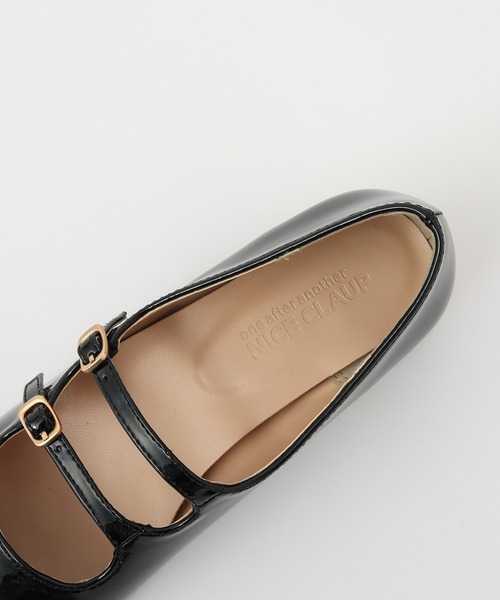 one after another NICE CLAUP(ワンアフターアナザーナイスクラップ)の「ダブルストラップヒールシューズ(パンプス・レディース・ブラック・MEDIUM/LARGE/SMALL)」の16枚目の写真