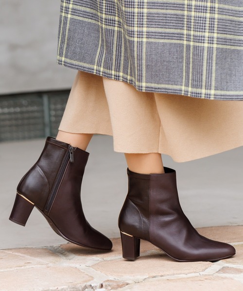 water massage(ウォーターマッサージ)の「【Made in Japan】【water massage】バックストレッチブーツ【撥水】/622405(ブーツ・レディース・ブラック/ダークブラウン/グレー・22.5cm/23.5cm/24.5cm/23.0cm/24.0cm/22.0cm)」の3枚目の写真