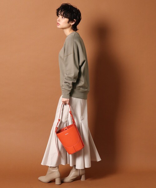 DRESSTERIOR（ドレステリア）の「◆プレスコットンクルーネック（スウェット・レディース・ベージュ/ネイビー/アイボリー/ピンク系その他・38/36/34）」の13枚目の写真