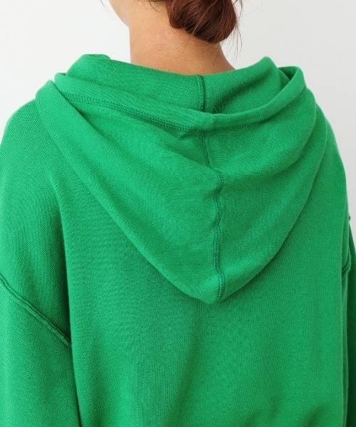 RODEO CROWNS WIDE BOWL（ロデオクラウンズワイドボウル）の「スウェットライクニットパーカー（パーカー・レディース・ブラック/グレー×ホワイト/グリーン/オレンジ・FREE）」の11枚目の写真