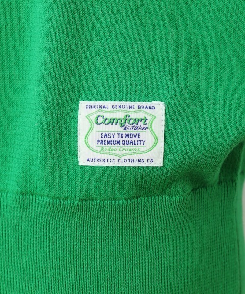 RODEO CROWNS WIDE BOWL（ロデオクラウンズワイドボウル）の「スウェットライクニットパーカー（パーカー・レディース・ブラック/グレー×ホワイト/グリーン/オレンジ・FREE）」の14枚目の写真