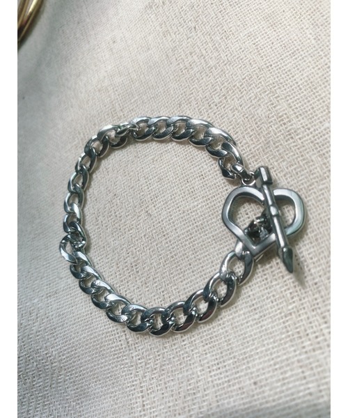 tone（トーン）の「【kapalililuna】heart chain bless(MA)（ブレスレット・レディース・シルバー・FREE）」の3枚目の写真