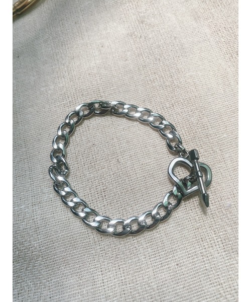 tone（トーン）の「【kapalililuna】heart chain bless(MA)（ブレスレット・レディース・シルバー・FREE）」の4枚目の写真