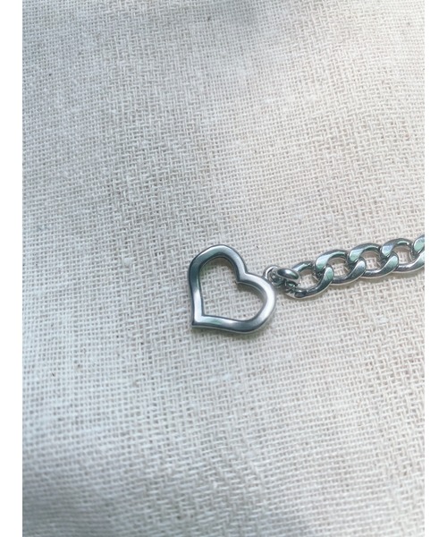 tone（トーン）の「【kapalililuna】heart chain bless(MA)（ブレスレット・レディース・シルバー・FREE）」の6枚目の写真