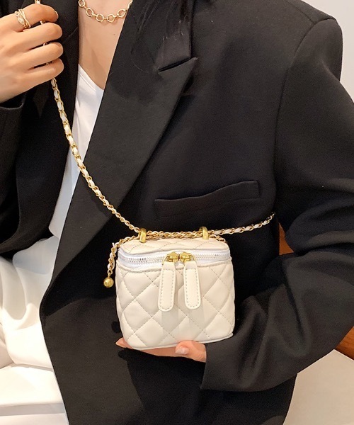 Burner(バーナー)の「【OKUOKU 0909】 キルティング ミニバニティバッグ / oku-bag-520-27(ショルダーバッグ・メンズ・その他3/その他1・FREE)」の2枚目の写真