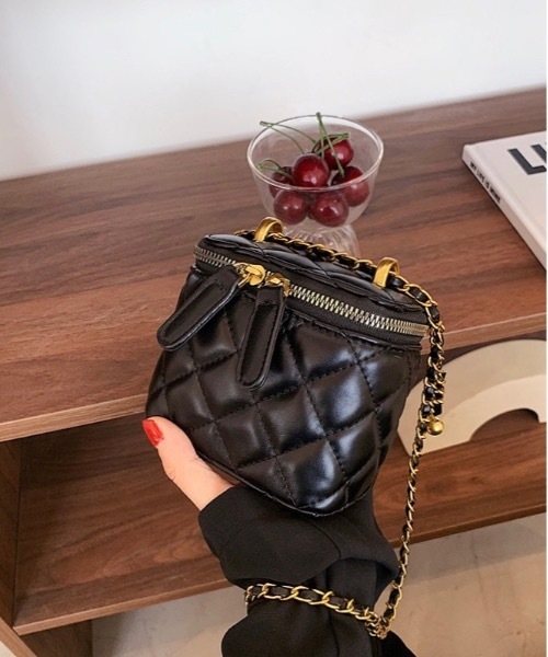 Burner(バーナー)の「【OKUOKU 0909】 キルティング ミニバニティバッグ / oku-bag-520-27(ショルダーバッグ・メンズ・その他3/その他1・FREE)」の14枚目の写真