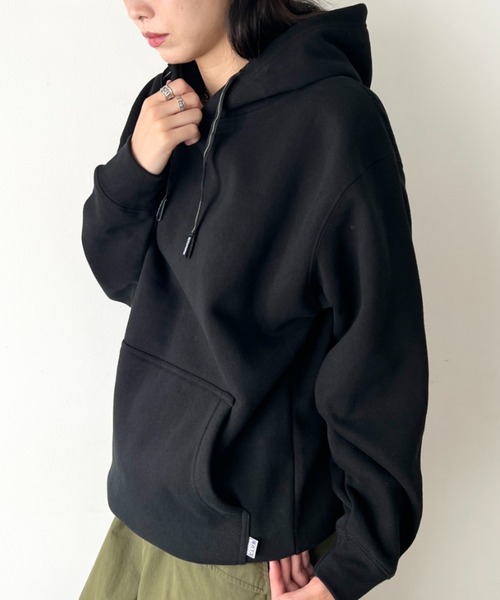 PRO CLUB （プロクラブ）の「PRO CLUB(プロクラブ)/ヘビーウェイト プルオーバー パーカー 13オンス 裏起毛フーディー /Heavyweight Pullover Hoodie（パーカー・メンズ・カーキ/ブラック/グレー/チャコールグレー/ネイビー/ホワイト・XXL/XL/M/L/S）」の19枚目の写真