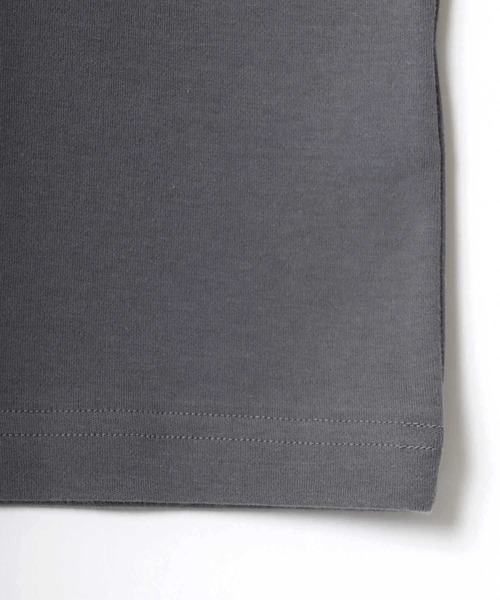 Champion(チャンピオン)の「Champion/チャンピオン スムース ワンポイント刺繍 タートルネック ロングスリーブTシャツ(Tシャツ/カットソー・メンズ・ブラック/オフホワイト/オリーブ/チャコール・M/L/XL)」の14枚目の写真