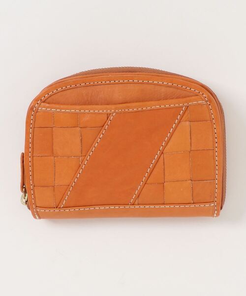 【zucchero/ズッケロ】カウレザーメッシュ折財布