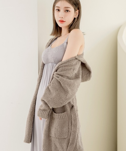 新品未使用タグつき♡BUNNYモコフード付きカーディガン、ショートパンツセット 楽天市場】yuneさんROOMコラボもこもこカーディガン 前開き