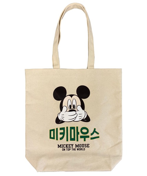 ディズニー ミッキー トートバッグ キャンバス 2way 韓国限定 韓国Disney ディズニー mickey ミッキー トートバッグ | R%