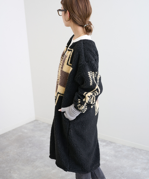 SLOBE IENA（スローブイエナ）の「【WILLIAM BRUNTON/ウィリアム ブラントン】 Cashmere WRISTWARMERSグローブ（手袋・レディース・ライトグレー/ベージュ/ネイビー・FREE）」の7枚目の写真