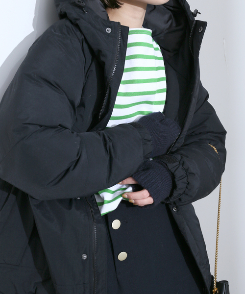 SLOBE IENA（スローブイエナ）の「【WILLIAM BRUNTON/ウィリアム ブラントン】 Cashmere WRISTWARMERSグローブ（手袋・レディース・ライトグレー/ベージュ/ネイビー・FREE）」の22枚目の写真