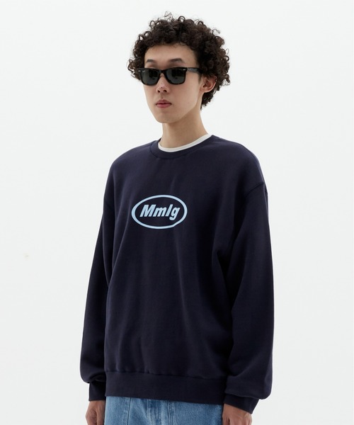 87mm(87mm)の「【87MM / Mmlg】MMLG SWEAT / パルチムエムエム Mmlg MMLG フロントロゴ スウェットシャツ(スウェット・レディース・ライトグレー/ナチュラル/レッド/ライトブルー/ダークパープル・MEDIUM/LARGE/SMALL)」の4枚目の写真