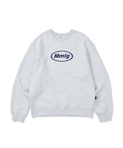 87mm(87mm)の「【87MM / Mmlg】MMLG SWEAT / パルチムエムエム Mmlg MMLG フロントロゴ スウェットシャツ(スウェット・レディース・ライトグレー/ナチュラル/レッド/ライトブルー/ダークパープル・MEDIUM/LARGE/SMALL)」の6枚目の写真