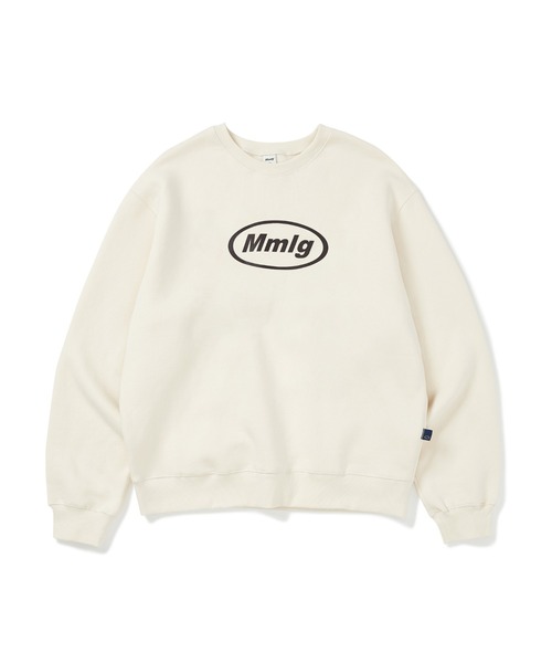 87mm(87mm)の「【87MM / Mmlg】MMLG SWEAT / パルチムエムエム Mmlg MMLG フロントロゴ スウェットシャツ(スウェット・レディース・ライトグレー/ナチュラル/レッド/ライトブルー/ダークパープル・MEDIUM/LARGE/SMALL)」の7枚目の写真