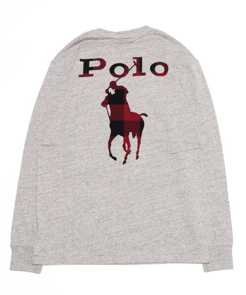 POLO RALPH LAUREN（ポロ ラルフ ローレン）の「クラシック フィット Big Pony ロゴ ジャージー Tシャツ（Tシャツ/カットソー・メンズ・グレー系・S/M/L/XL/XS/XXL）」の7枚目の写真