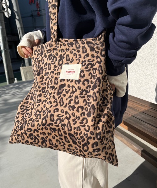 アニマル柄トートバッグ（トートバッグ）｜nemne store（ネンネ