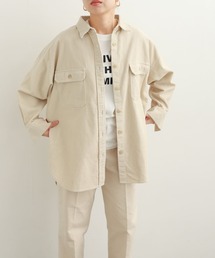 URBAN RESEARCH DOORS（アーバンリサーチドアーズ）の「コーデュロイビッグシャツチュニック（シャツ/ブラウス・レディース）」