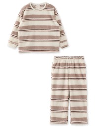 fran de lingerie（フランデランジェリー）の「もこもこ フリースキッズかぶり上下セット パジャマ ふわふわ 部屋着 かわいい あったか（ルームウェア/パジャマ）」