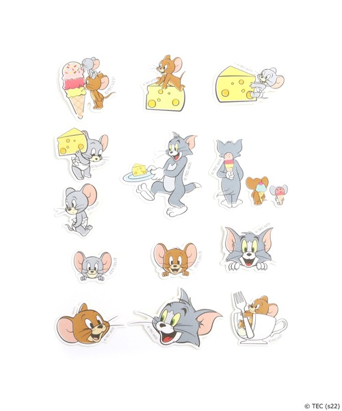 Tom＆Jerry（トムアンドジェリー）の「【公式】トムとジェリー　フレークシール（ステッカー/テープ・レディース・A/B・FREE）」の6枚目の写真