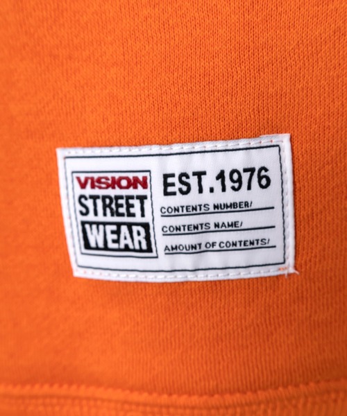 VISION STREET WEAR（ヴィジョンストリートウェア）の「【VISION STREET WEAR/ヴィジョンストリートウェア】リブラインスタンドハーフジップスウェット/ビッグシルエット/裏起毛（スウェット・メンズ・ブラック/アッシュグレー/オレンジ/ネイビー・M/L/XL）」の13枚目の写真