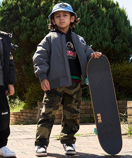 XLARGE KIDS（エクストララージキッズ）の「MA-1ブルゾン（MA-1・キッズ・ブラック/カーキ・130cm/140cm/120cm/110cm）」の18枚目の写真