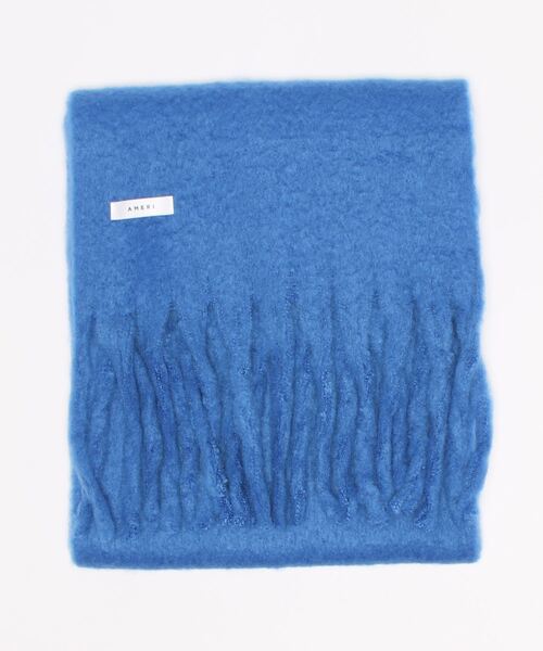 Ameri（アメリ）の「SOLID FLUFFY SOFT STOLE（ストール/ショール・レディース・グレイッシュベージュ/ブルー・FREE）」の9枚目の写真