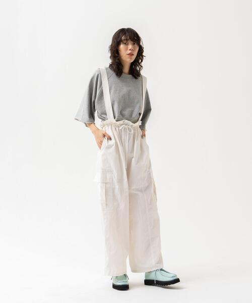 CITEN(シテン)の「<CITEN>クロップド スウェット(スウェット・レディース・ホワイト/グレー・FREE)」の7枚目の写真