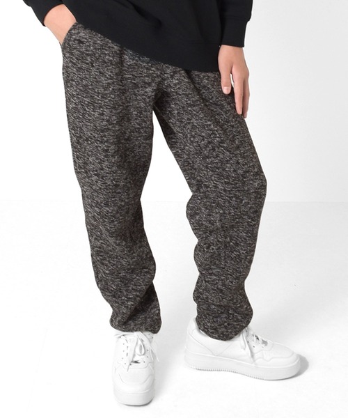 GLAZOS（グラソス）の「[テーパード] ニットフリース・アクティブパンツ（その他パンツ・キッズ・チャコールグレー/ダークグリーン/ネイビー・140cm/150cm/160cm/170cm）」の2枚目の写真